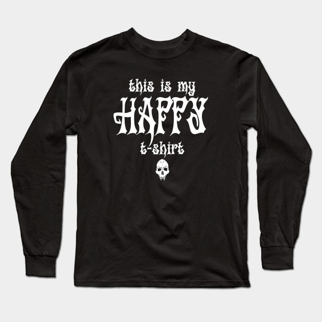 What do you mean, Happy? Long Sleeve T-Shirt by MBiBtYB